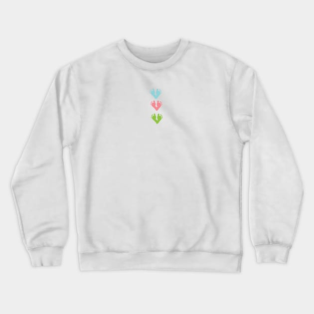 Baby footprints Crewneck Sweatshirt by GULSENGUNEL